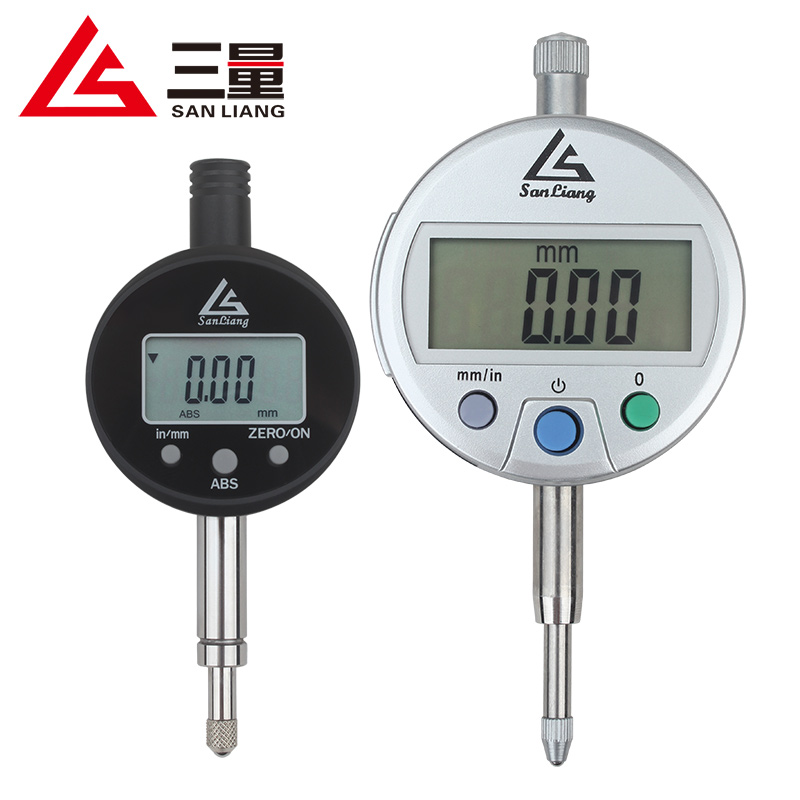 三量数显百分表一套百分表头0-12.7mm千分表精度0.001高度计规