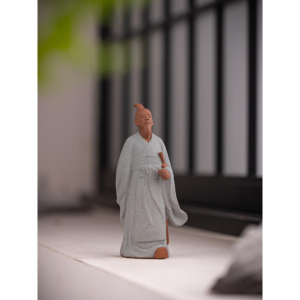陶瓷历史人物、齐园陶瓷雕像、饰品、新型中国风饰品、盆景假山、