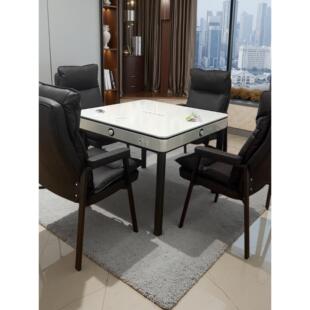 麻将椅子棋牌室专用高级办公座椅四脚麻将椅会议椅有扶手双层坐垫