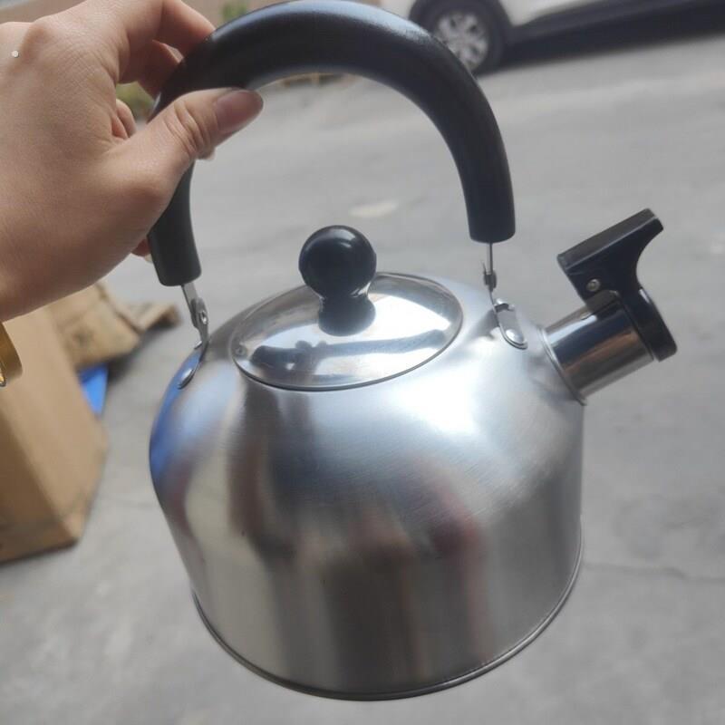 不锈钢迷你水壶欧式户外烧水壶鸣笛鸣音烧水壶家用耐用瓦斯炉露营