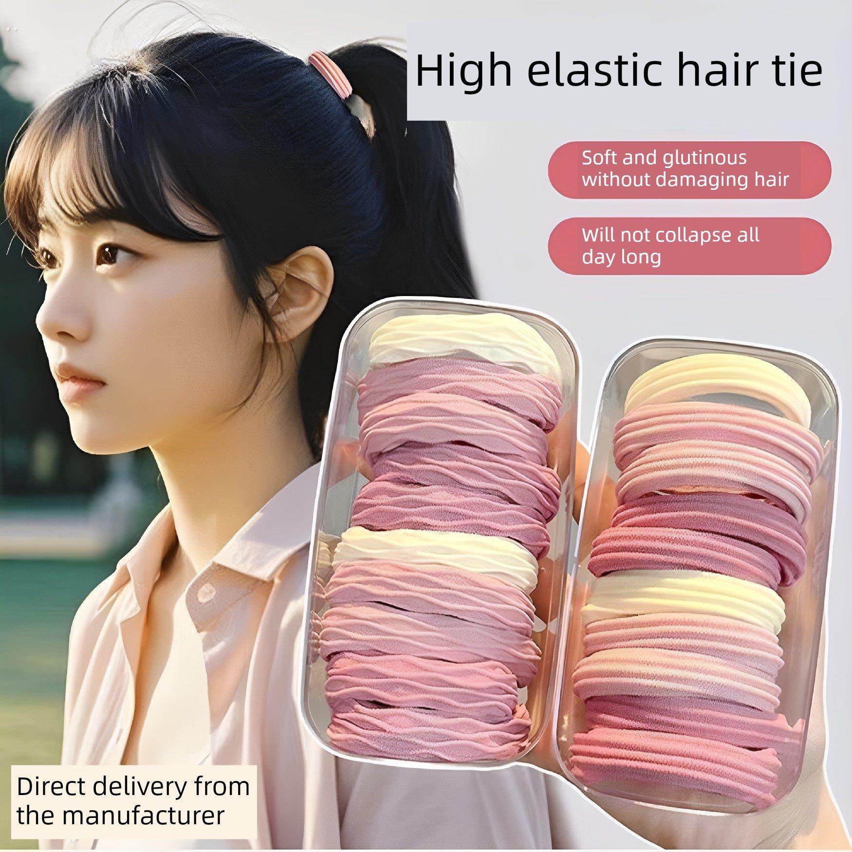 加粗加厚覆古高弹力橡皮筋发绳日韩ins头绳豆沙红高级不塌马尾,饰品/流行首饰/时尚饰品新,发饰,淘宝优惠券,粉丝福利购,淘宝优惠卷