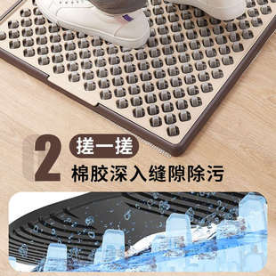 进门擦鞋底地垫幼儿园家用鞋底清洗机入户神器地毯门口清洁门垫贴