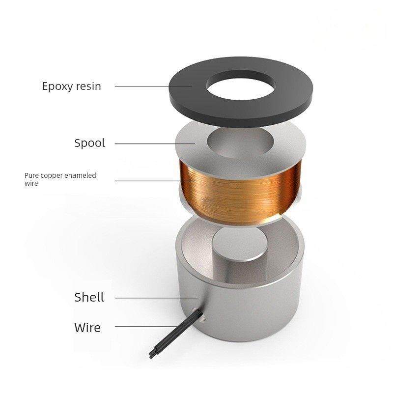 佳昕电磁铁吸盘式圆形小型电磁铁5V/6V/12V/24V工业直流强磁