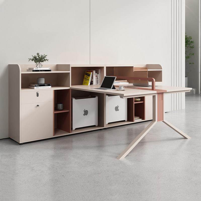 双人财务办公桌面对面简约现代职员四工位办公室卡座办公桌椅组合,商业/办公家具,组合/屏风工作位,淘宝优惠券,粉丝福利购,淘宝优惠卷