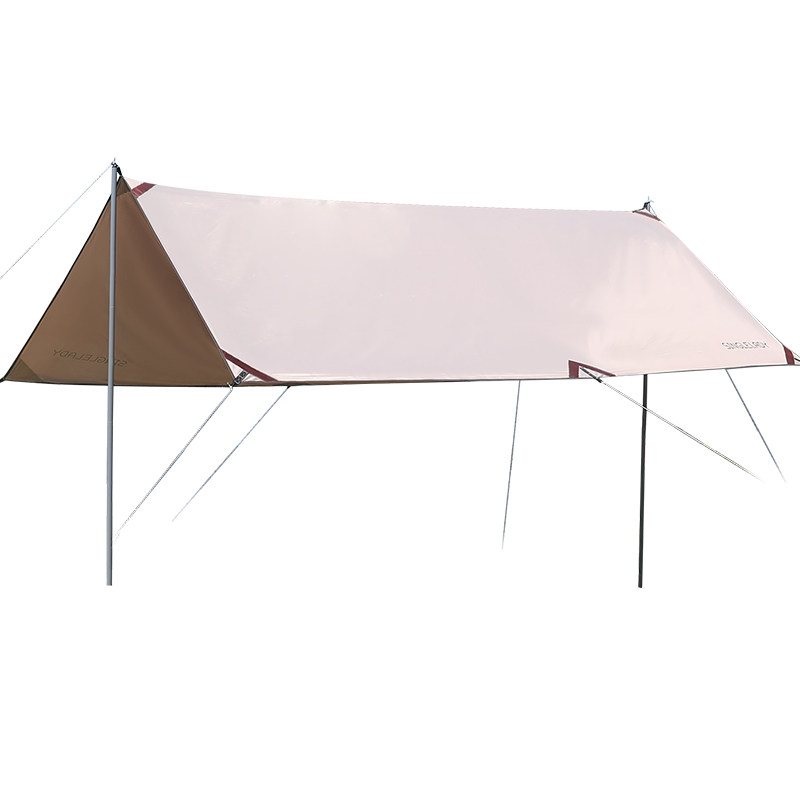 户外天幕露营帐篷遮阳棚便携式涂银防晒方形六角大型野营凉棚野餐,户外/登山/野营/旅行用品,天幕,淘宝优惠券,粉丝福利购,淘宝优惠卷