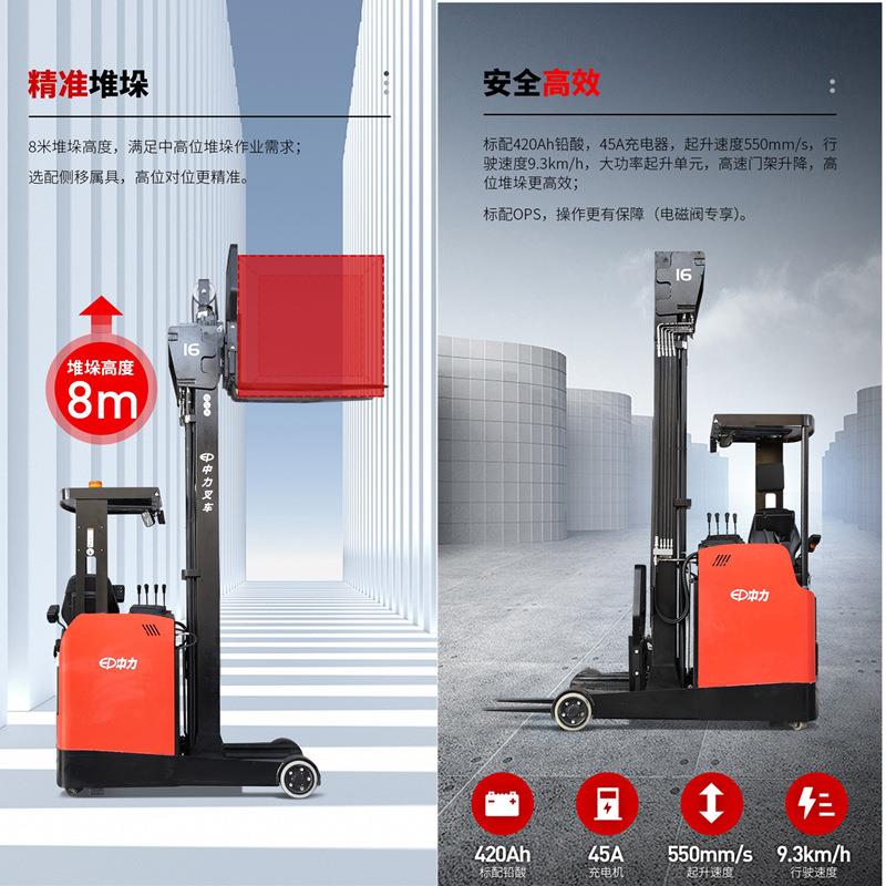 1.6吨座驾前移式电动叉车CQD16(F)门架前移适用于窄通道