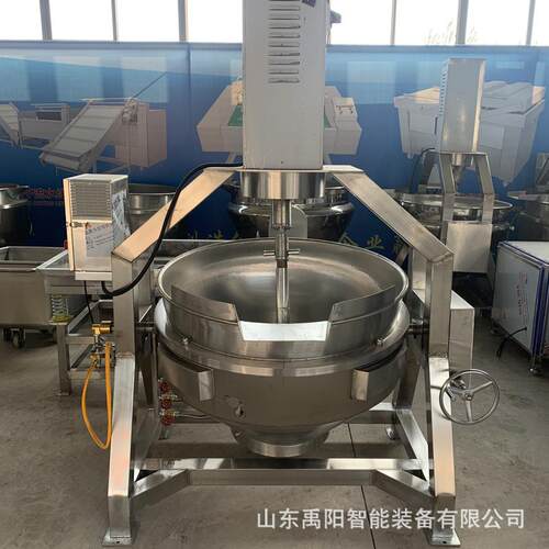 造鲜辣椒下饭酱加工机器 海底捞设备小龙虾底料炒锅燃气加热