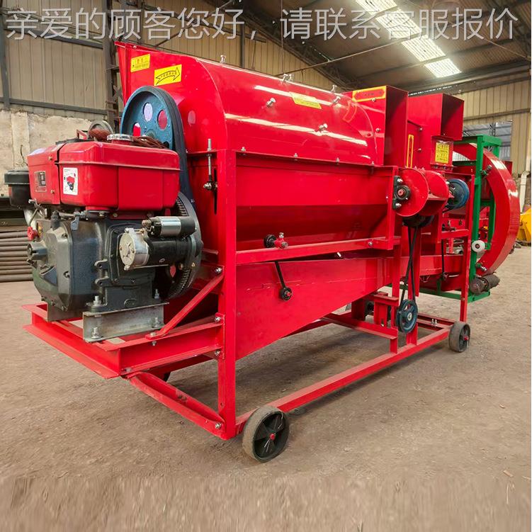 自动装LMS袋生摘果新机农用花脱果机生出口韩国滚花筒款花生打果