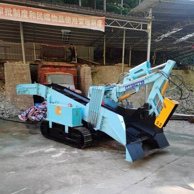 温建矿用轮式扒渣机厂家ZWY-80 小型出渣设备 矿山履带耙渣机