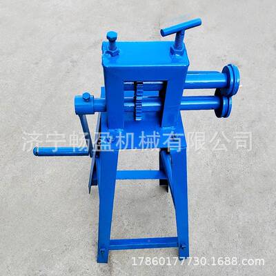 白及线铁皮保温时咬口厂QUD家发货不锈钢挡板摇线手动起机
