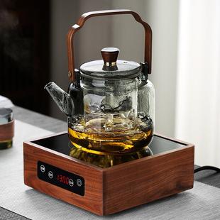 玻璃煮茶壶耐高壶 家用电新陶炉煮茶炉温提梁茶具煮茶F97T5H9T器款