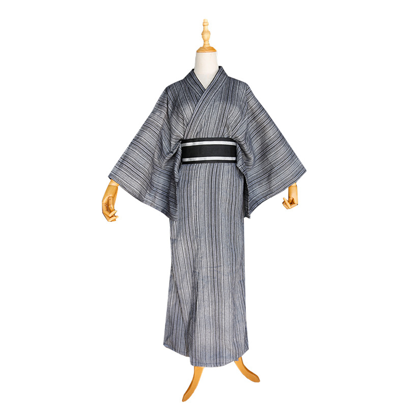 和服男款 武士和服 日本和服正装男士和服浴衣套装