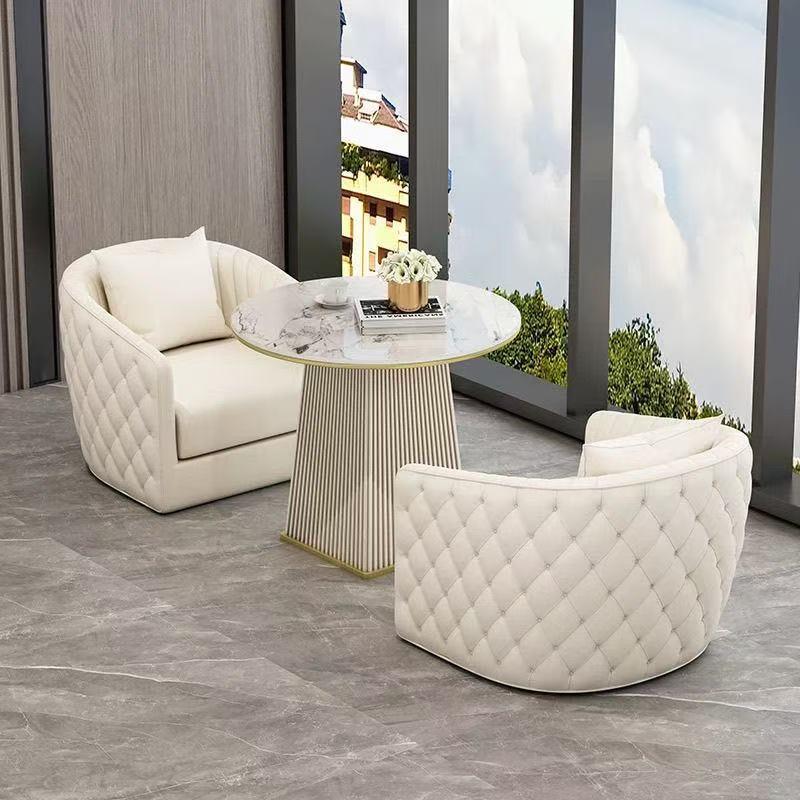 商务接待沙发茶几组合酒店大堂轻奢休闲轻奢酒店休息区洽谈桌椅