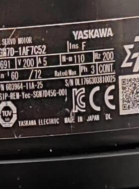 SGM7G-09AFC6C电机SGMAH-08AAA41SGD7S-7R6AA0C202YCP01B-E