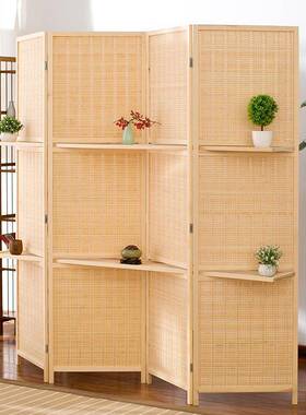 竹BYJ-002编办屏隔断折屏卧室客厅玄关门时尚简易折叠室酒公风店