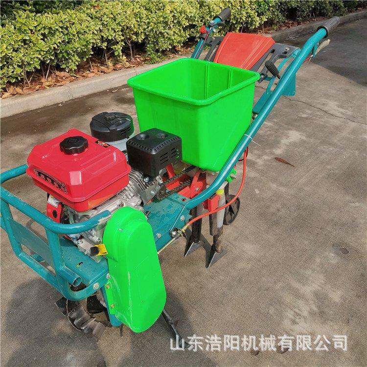 手扶播式玉米播种机免耕413型汽浩油独轮耘机茶园用多功能肥机施
