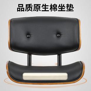 轻奢电脑椅家用实木小户型卧室书房久坐靠背转椅升降座椅办公椅子