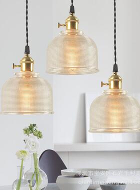 后现代餐吧简约台厅时尚单头水晶璃小吊灯玻艺术橱窗书PL038房客