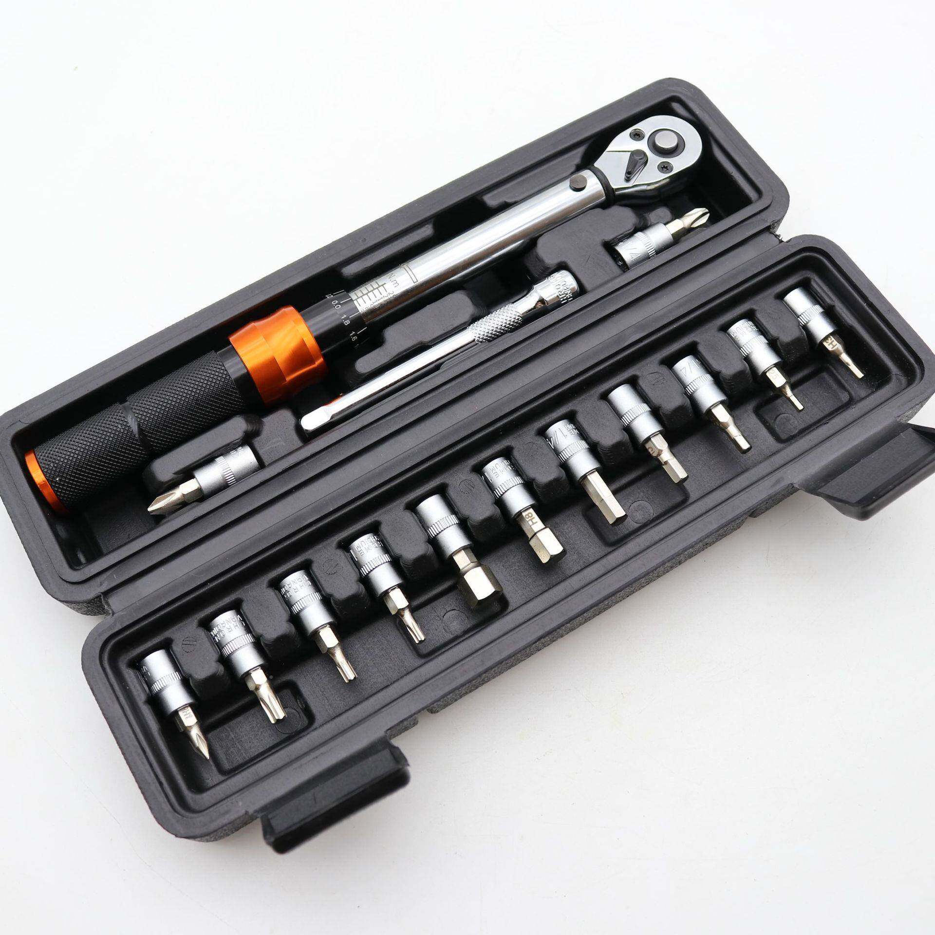 1可4/自行车扭力手套装高精度预置式小飞调节小型扳扭WWN矩棘轮扳