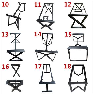 铁艺属桌脚桌腿可餐桌脚茶几金铁艺角铁架桌角20324架支架承重家