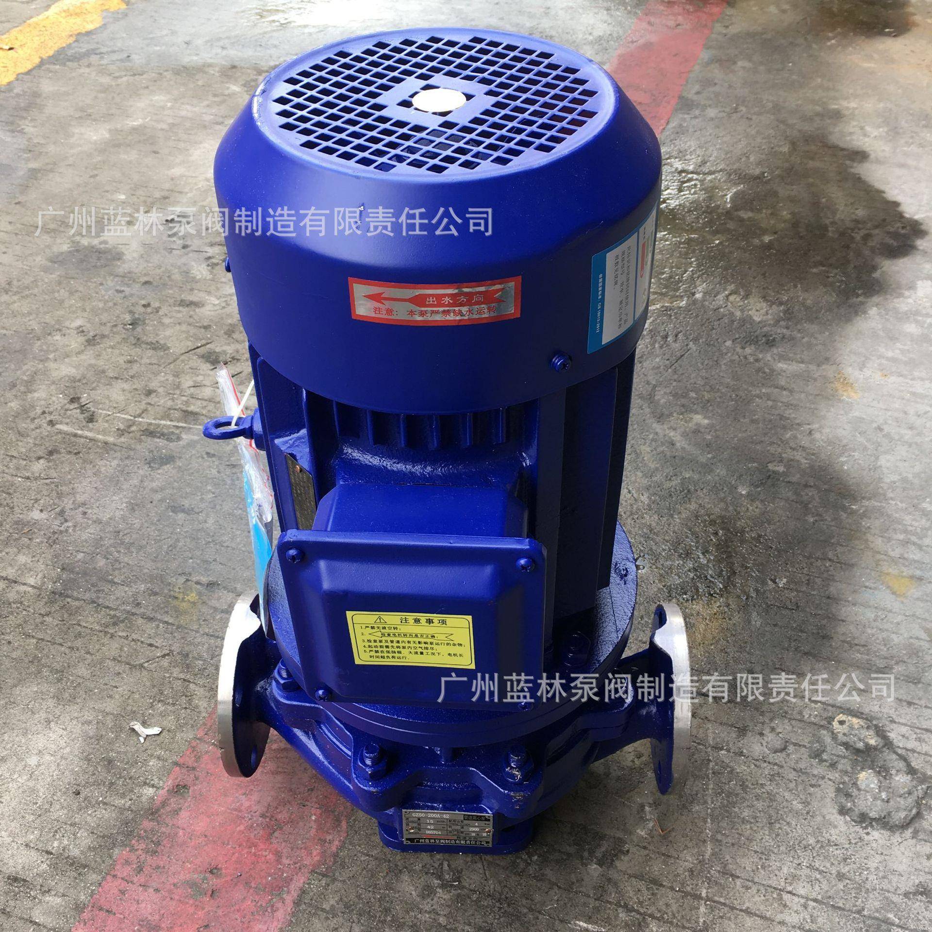 I6HG管道清水泵IHG5-ZJN2路00A立式不钢循环管增压锈泵