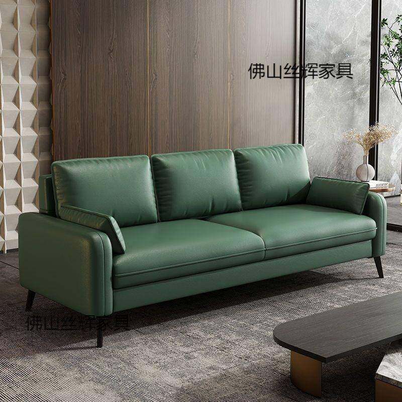 现代轻沙奢卧室公客寓租房休息区RFU接待区小户型厅小沙发科技布