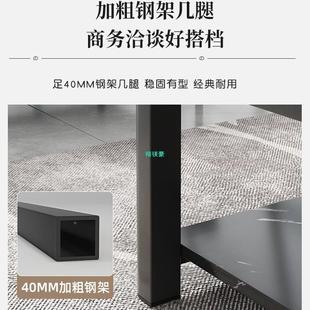 办公室茶公几客厅茶E30茶几 家用方几钢化玻璃几小户约型简现代轻