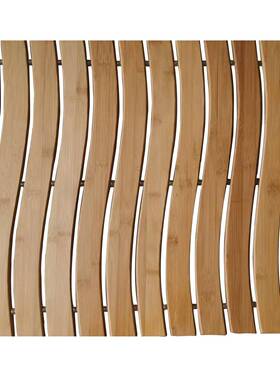 竹质隔热镂FY18885空淋接防滑地垫拼浴室浴脚踏竹制地垫厨房家用