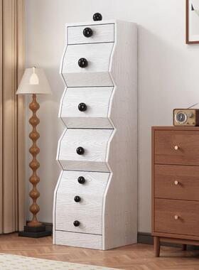 实古餐XUS风五斗柜不规则木柜子玄关复古储物柜客边收纳厅置物柜