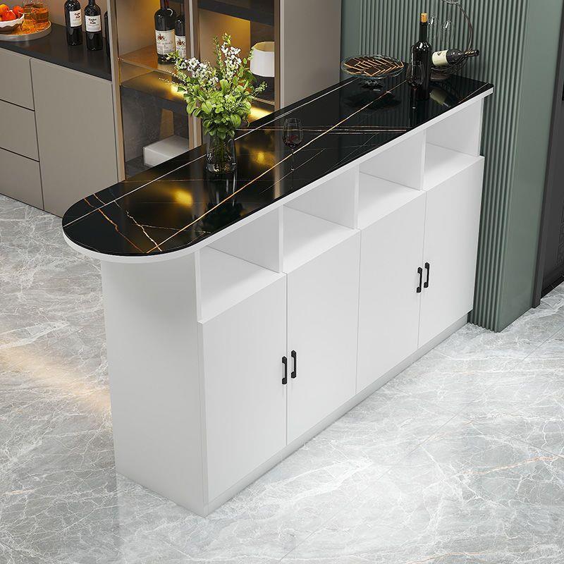 JUD吧桌简约家用户小型客餐厅隔厨房断柜岛台岩板双面门玄关台柜