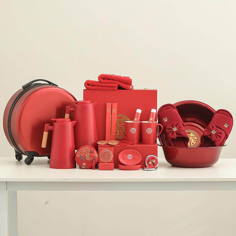 结婚用品方陪嫁套装婚庆洗漱物礼品HQ6697新娘嫁女备妆婚喜盆礼遇,节庆用品/礼品,陪嫁用品套装,淘宝优惠券,粉丝福利购,淘宝优惠卷