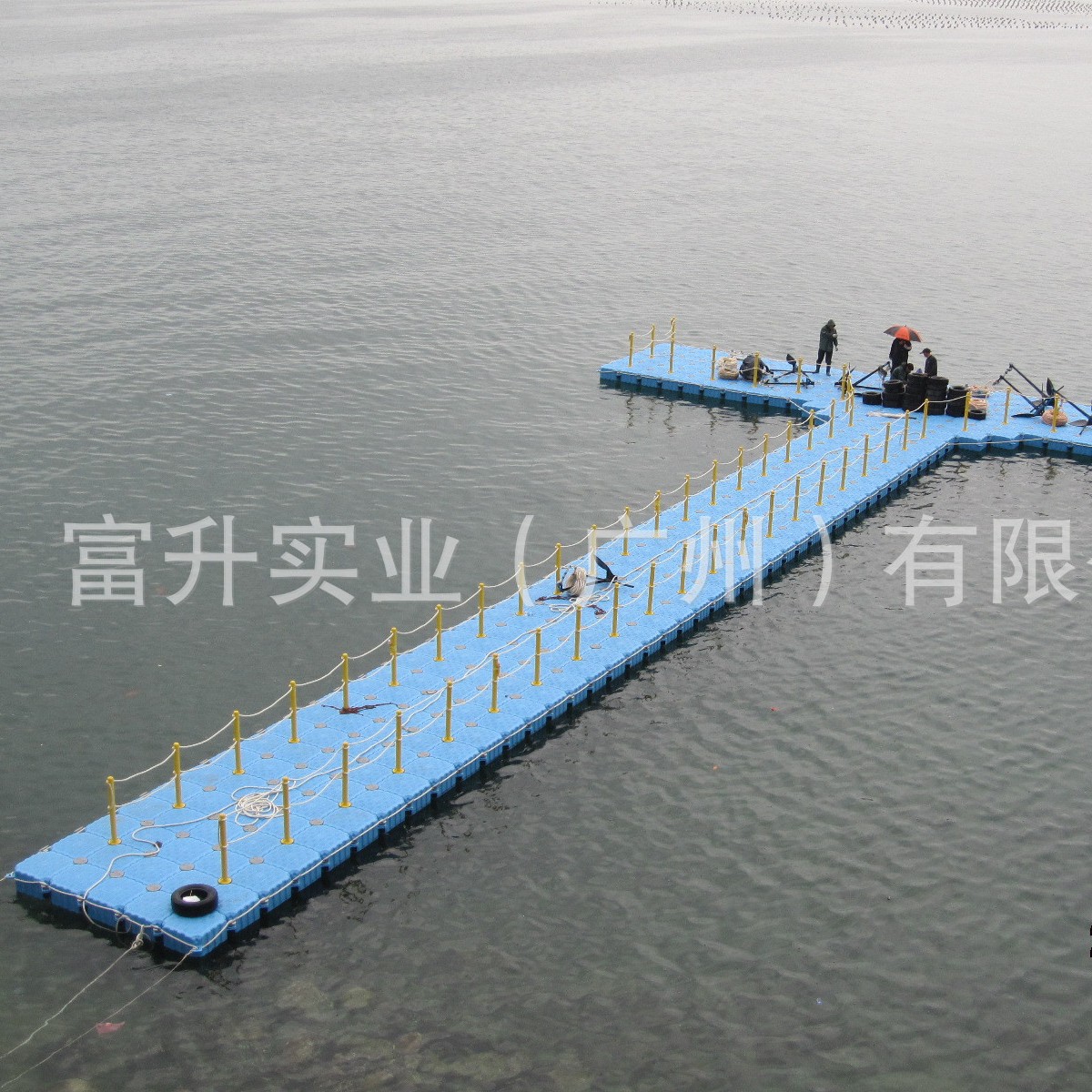 水上浮筒轮船摩托艇停靠浮动泊位拼接式码头摩托皮艇位养殖网箱