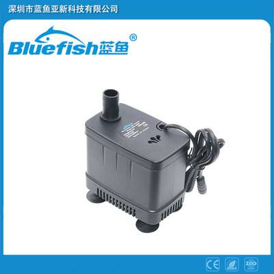 蓝鱼12V高扬程直流潜水泵 微型循环热水泵抽水 底部吸水上水泵