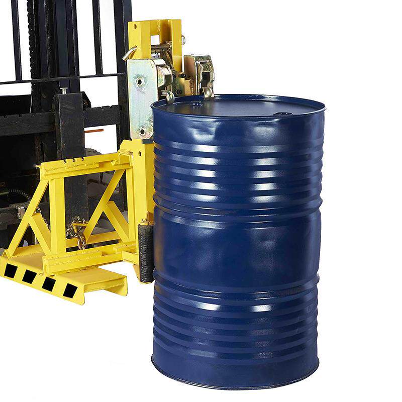 叉车抓桶器油桶抱桶器重型双具桶鹰四嘴夹铁桶394夹搬运车重型装