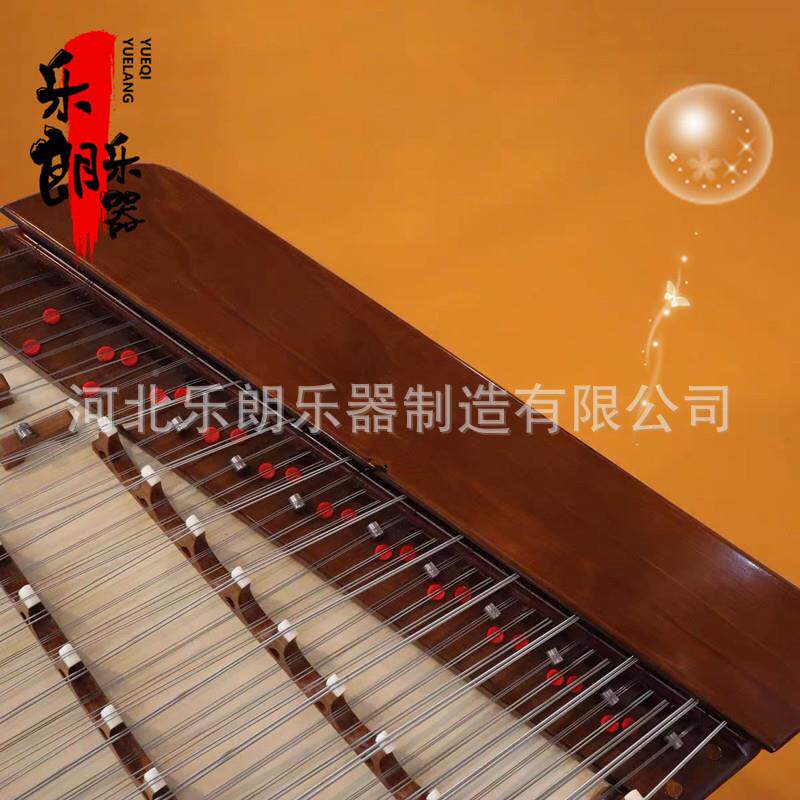 扬便携工厂琴器硬木初学花练梨木小扬琴ZWH乐演奏琴习琴全套配件
