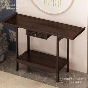 中式供ZBV桌现代简约关桌案桌长条条香案玄家用中堂台香火新桌子