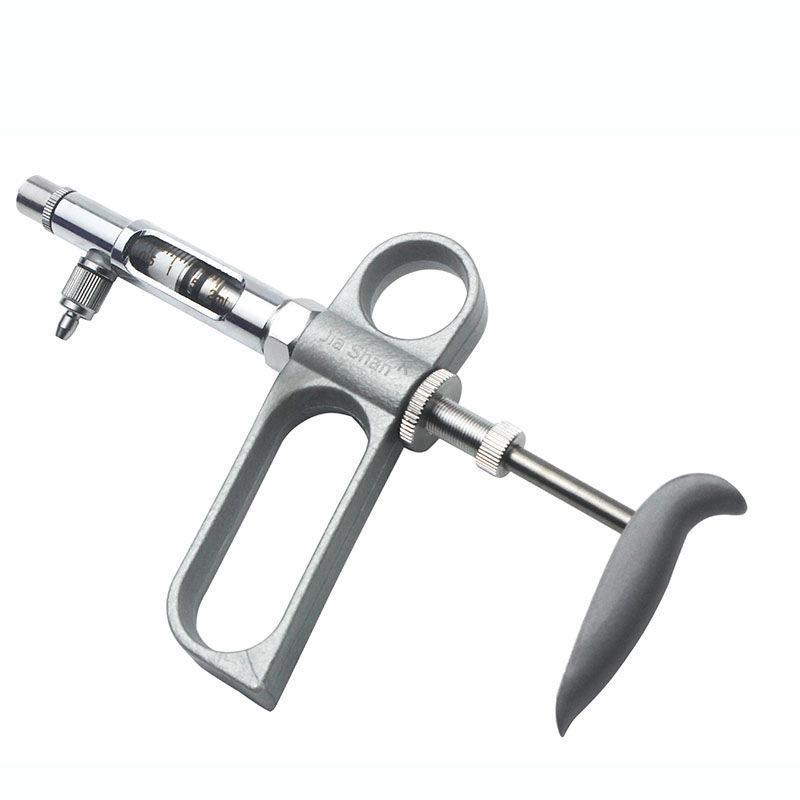 2ML金属连续注射器鸡鸭禽用连续疫苗注射器连续可调0.2-2ML