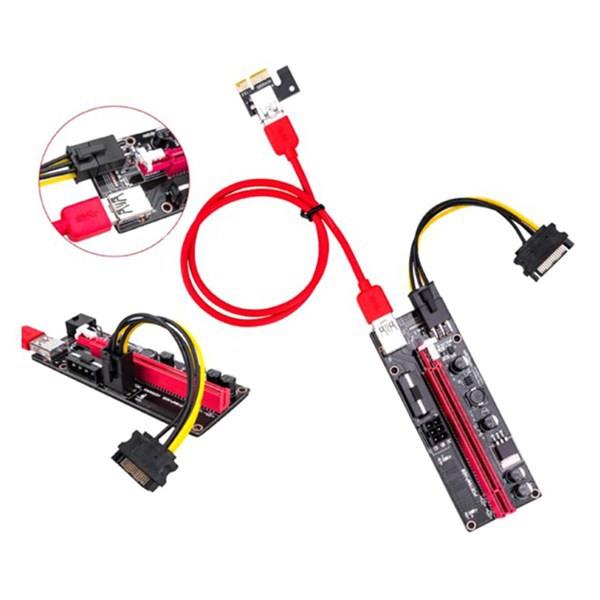 6套亚马速卖爆款pcierisercard显卡扩展卡PCI1Xto16X延长线