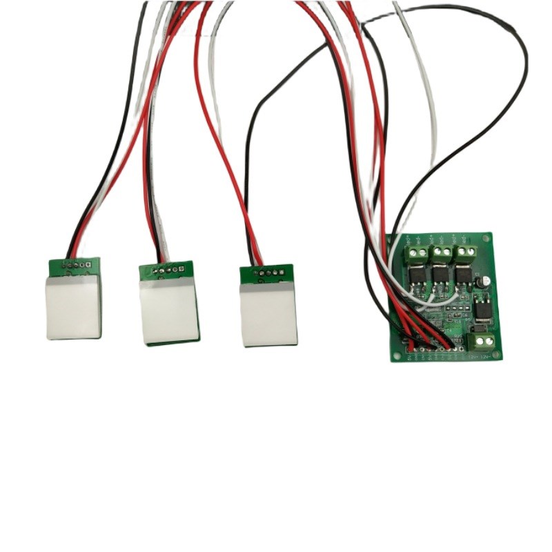 3路触摸按键 场效应管开关 6V-24V可控制LEOD灯条自锁点动互锁功