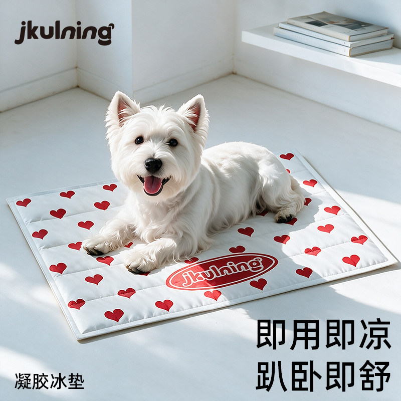 宠物冰垫睡垫夏季猫狗通用凝胶降温凉垫双面印花冰垫凉窝耐啃咬