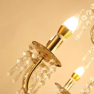 饰 新款 婚礼铁艺电镀水晶吊灯仪式 亭装 饰路引婚庆道具用品装