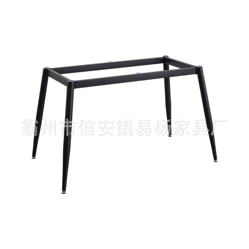 正方形加厚四脚岩板桌面支架办公桌桌子腿圆形桌脚U简易安装玻璃