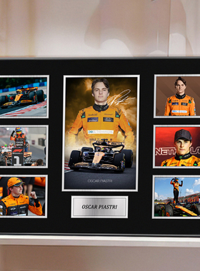 F1赛车海报装饰画客厅墙画周冠宇维斯塔潘诺里斯勒克莱尔车手挂画