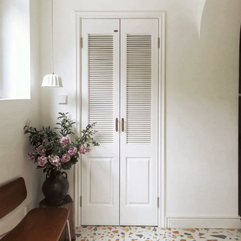 百叶门摺叠门定制遮光透气隔断衣柜柜门储K物门整体橱柜门卧室门