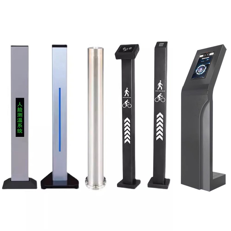 门禁楼宇对讲立柱门口机支架立柱人脸识别底座门禁刷Y卡机立柱支