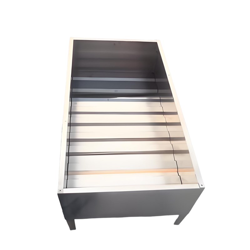 不锈钢花箱楼顶阳台花园种植箱长方形花盆花槽铁艺花箱金属种植箱