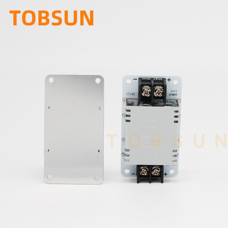 24V转12V 10A直流电源降压转换器24V降12V车载直流电源模块 超薄