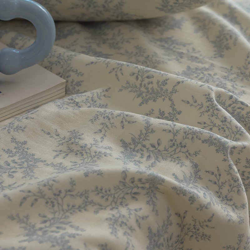 A类全棉双层纱床单单件宿舍单双人100纱布被单枕套三件套女孩