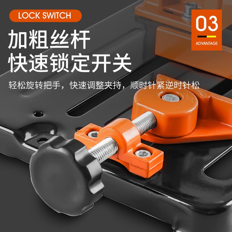 磨光手磨角磨支架万机用功多角磨机QY改装台锯切割机能支架固定架