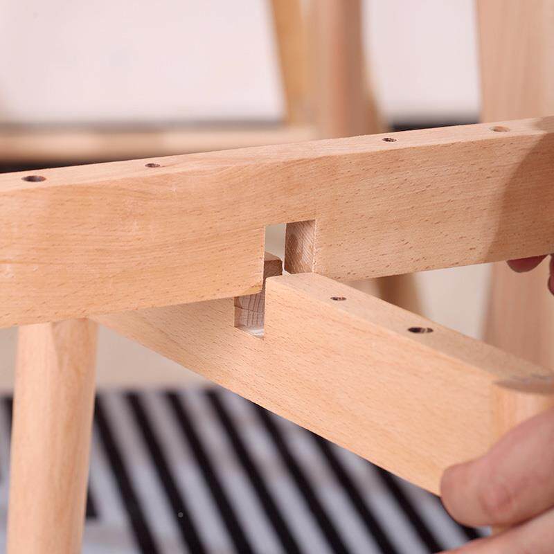 9C实木凳子用凳经济型客厅餐家凳卧室化妆凳梳妆油凳奶风QDQ方榉